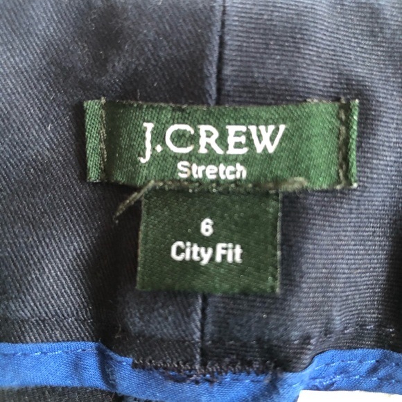 J Crew NAVY City Fit Stretch Chino Capri Size 6 - Picture 3 of 11